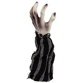 EUROCARNAVALES Mano Zombie con Luz, Movimiento y Sonido de 36x13 cm