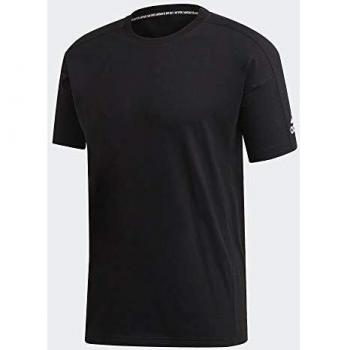 adidas M Mh Plain tee Camiseta, Hombre, Negro/Blanco