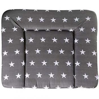 Alfombrilla de cambiador roba de 85x75 cm, coleccion textil robaLittle Stars, suave alfombrilla de cambiador para bebé recubierto con pelicula de PU