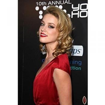 Amber Heard (24x36 inch, 60x90 cm) Silk Poster Seda Cartel PJ1A-507A
