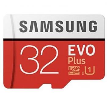 Samsung EVO Plus 32GB MicroSDHC UHS-I U1 Class 10 Memory Card with Adapter