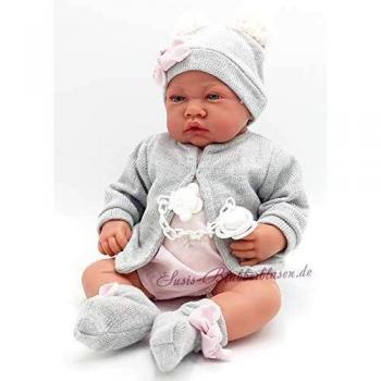 Muñeca Recien Nacida Gris