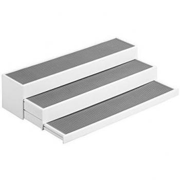 Wenko 53155100 Steps estantería de cocina plantas extraíble plástico blanco 40 x 9 x 9 cm