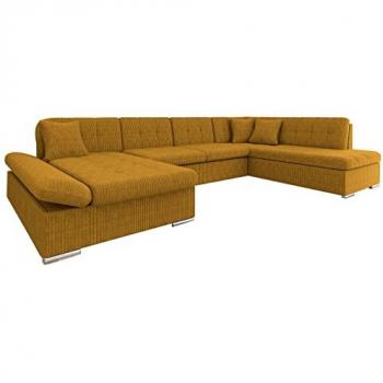 Sofá rinconero Comfivo 150 con función de descanso y caja de ropa de cama, 345 x 205 x 76 cm