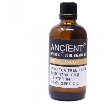 Aceite de Afeitado y Masaje Mr Cleancut - Jojoba, Árbol de Té, Lima y Menta - 100ml