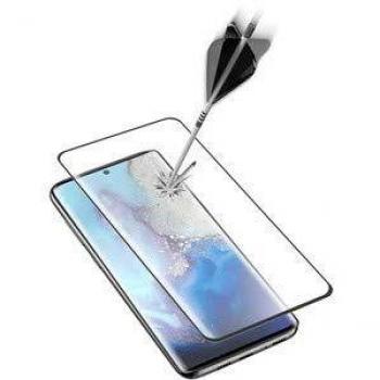 Cellularline Segundo vidrio, lámina 3D ultra fina de vidrio templado, protector de pantalla, compatible con fundas, adecuado para: Samsung Galaxy S20