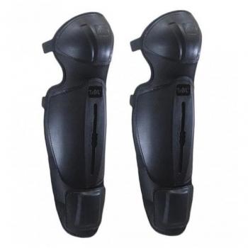 Espinilleras de Protección Completa TRBL para Desbroce - Color Negro, Fácil de Colocar