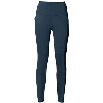 Mallas largas Vaude Scopi II para mujer, color azul (talla 34)