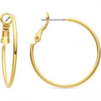 Pendientes Básicos de Oro Amarillo de 18k - Luxenter