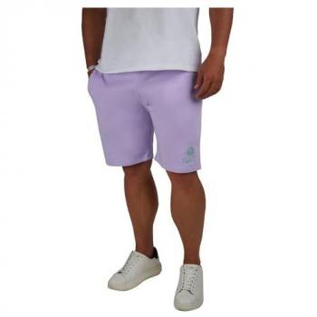 Pantalón Corto Deportivo Liso Be Happy RSC-S2108 Mujer Color Lila Talla Grande