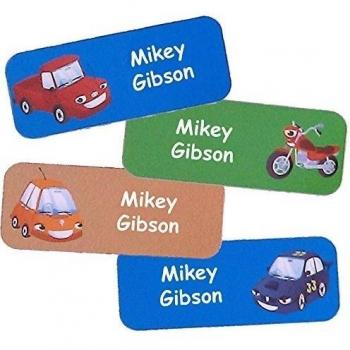 Etiquetas adhesivas personalizables impermeables, con muchos colores, para los objetos de los niños