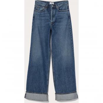 AGOLDE Women's Control Wide-Leg Jeans in Blue, Size XS/W25