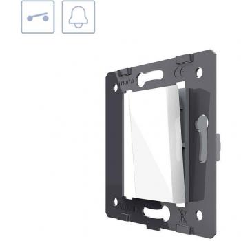 Pulsador media tecla blanco LEDBOX