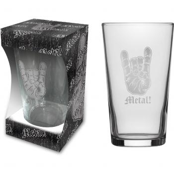 Teufel caracteres patatas tenedor cerveza cristal/Beer Glass Heavy Metal – pinta 570 ml