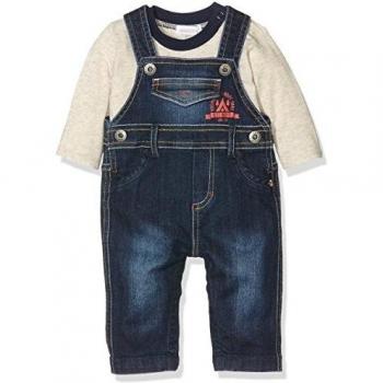 Absorba Salopette+Tshir, Conjunto Para Bebés, Azul