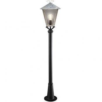 Lámpara de camino Benu de acero galvanizado, IP23, E27 100W, LED - Konstsmide