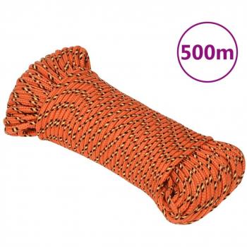 Cuerda náutica de polipropileno naranja 3 mm 500 m