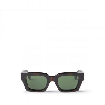 Off-White Oeri126 Virigil L Sunglasses, Unisex, Havana, Brown, Size: ONE SIZE, 53 MM