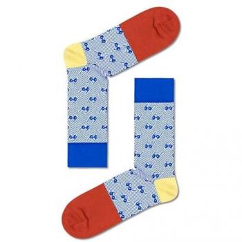 Calcetines Dressed Sunglasses Happy Socks - Estampados Multicolor, Talla 39-42, Suaves y Cómodos para Hombre y Mujer