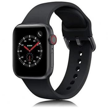 TOPsic Correa para Apple Watch Correa 38mm 40mm 42mm 44mm, Reemplazo Correa Silicona de Sport Banda para iWatch Correa Series 4 3 2 1