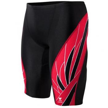 TYR - Bañador para Hombre Phoenix Splice Jammer, Hombre, SPX7 002 26, Negro/Rojo, 26