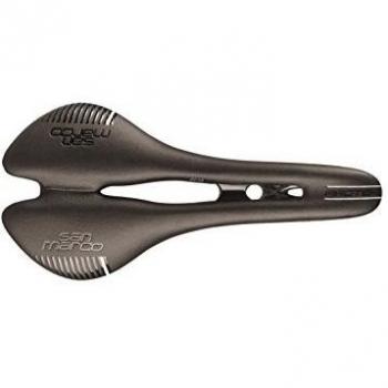 San Marco Aspide Carbon-FX Protek Open - Sillín para bicicleta, color negro, 121 gr