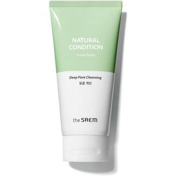 The Saem Natural Condition Sebum Scrub Foam Exfoliante para Piel Grasa 150ml