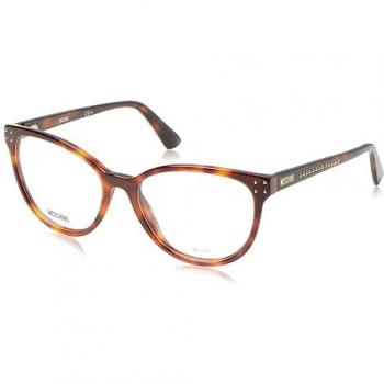Moschino MOS596-05L Women's Cat Eye Eyeglass Frame, Havana, 54 mm