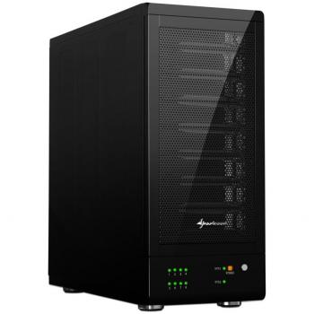 Sharkoon 8-Bay - Caja externa para disco duro, SATA, USB3.0
