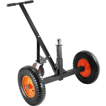 Carro de Remolque Ajustable Vevor, Capacidad de Peso de 1000 Libras, Altura Ajustable 48-65 cm, Bola de 50.8 mm, Neumáticos de 40.6 cm