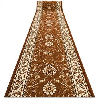 Alfombra de Pasillo BCF Morado Klasyk Clásico Marrón 60x250 cm
