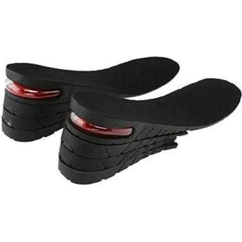 UEETEK Plantillas de aumento Plantillas Altura 1 par de Camel Unisex 8 CM cuatro capas plantilla aumento Invisible ascensor plantilla zapato Pad