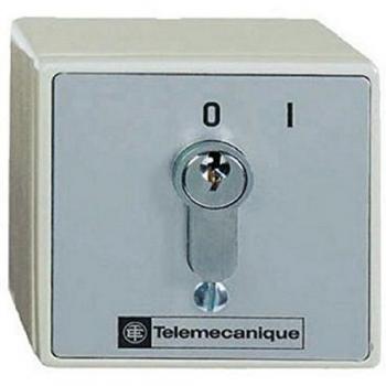 Schneider Electric Harmony XAPS11111N - Surface Mount Key Switch Box with 2 Keys, IP54 Rated