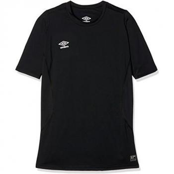 Umbro Base de Manga Corta para Hombre, Color Negro, 2XL