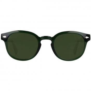 SmartBuy Collection Oval Full Rim Plastic Men's Prescription Sunglasses Green Size 49
