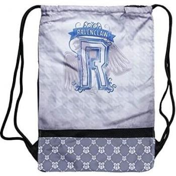 Karactermania Harry Potter Emblem Ravenclaw, Bolsa de Cuerdas para el Gimnasio, 48 cm, Gris