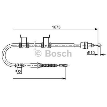Cable de freno de mano BOSCH 1 987 482 361
