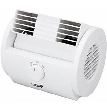 Garza Nuberun - Ventilador de Mesa Oscilante de Diseño Compacto, potencia 25W, Cabezal Ajustable y Rejilla de Seguridad