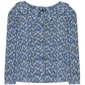 Gocco Camisa Viscosa Miniflor Azul, Sudadera para Bebés, Turquesa