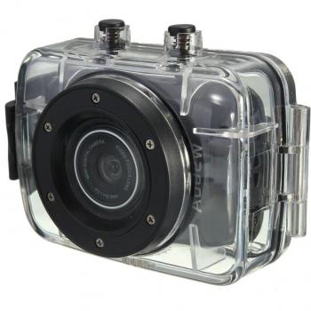 Videocámara deportiva HD impermeable con pantalla táctil 720P para coche y bicicleta