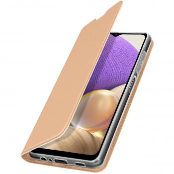 Funda tipo folio Dux Ducis Skin Pro para Samsung Galaxy A32 5G, color rosa con soporte y cierre
