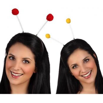 Diadema con antenas en 2 colores surtidos Atosa