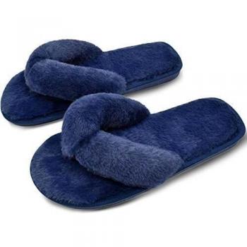 MStar Mujer Elegante Bettenhaus Zapatos Warmer Peluche Chanclas algodón Pantuflas Antideslizantes Guantes para otoño/Invierno