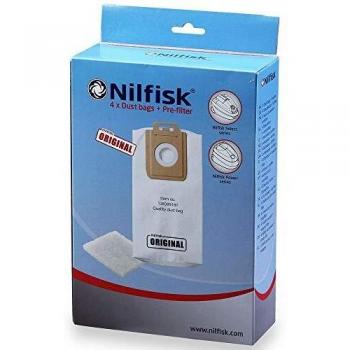 Nilfisk Select - Pack de 4 Bolsas para Aspiradora