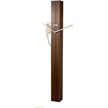 Reloj de pared Lowell 14541W con diseño de madera y péndulo tipo Pájaro Carpintero