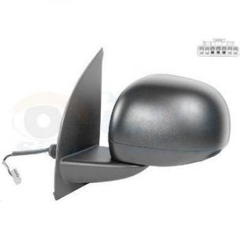 Espejo retrovisor VAN WEZEL 1711807 con diseño específico para vehículos, ajuste manual, cristal convexo, incluye soporte de montaje y cumple con estándares de calidad