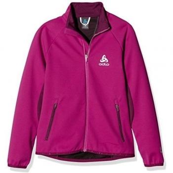 Odlo Niños Jacket Stryn Kids Función Chaquetas LG.Pulsera KI, otoño/invierno, infantil, color sangria - zinfandel, tamaño 10 años