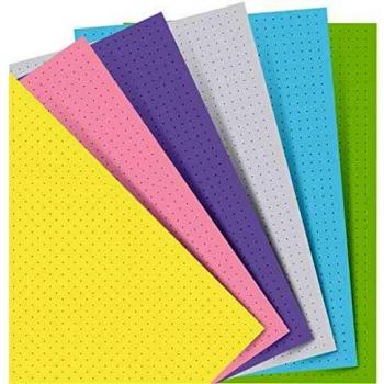Filofax Recarga A5 60 Hojas (Pastel) (Punteado)