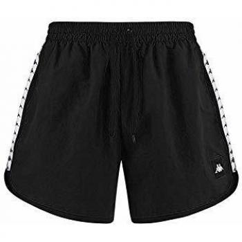 Kappa Hombre Auténticos Pantalones Cortos de baño Agius, Negro, M