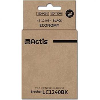Cartucho de Tinta Compatible Actis KB-1240BK Negro para Impresoras Brother - 19 ml - Inkjet - Rendimiento Estándar